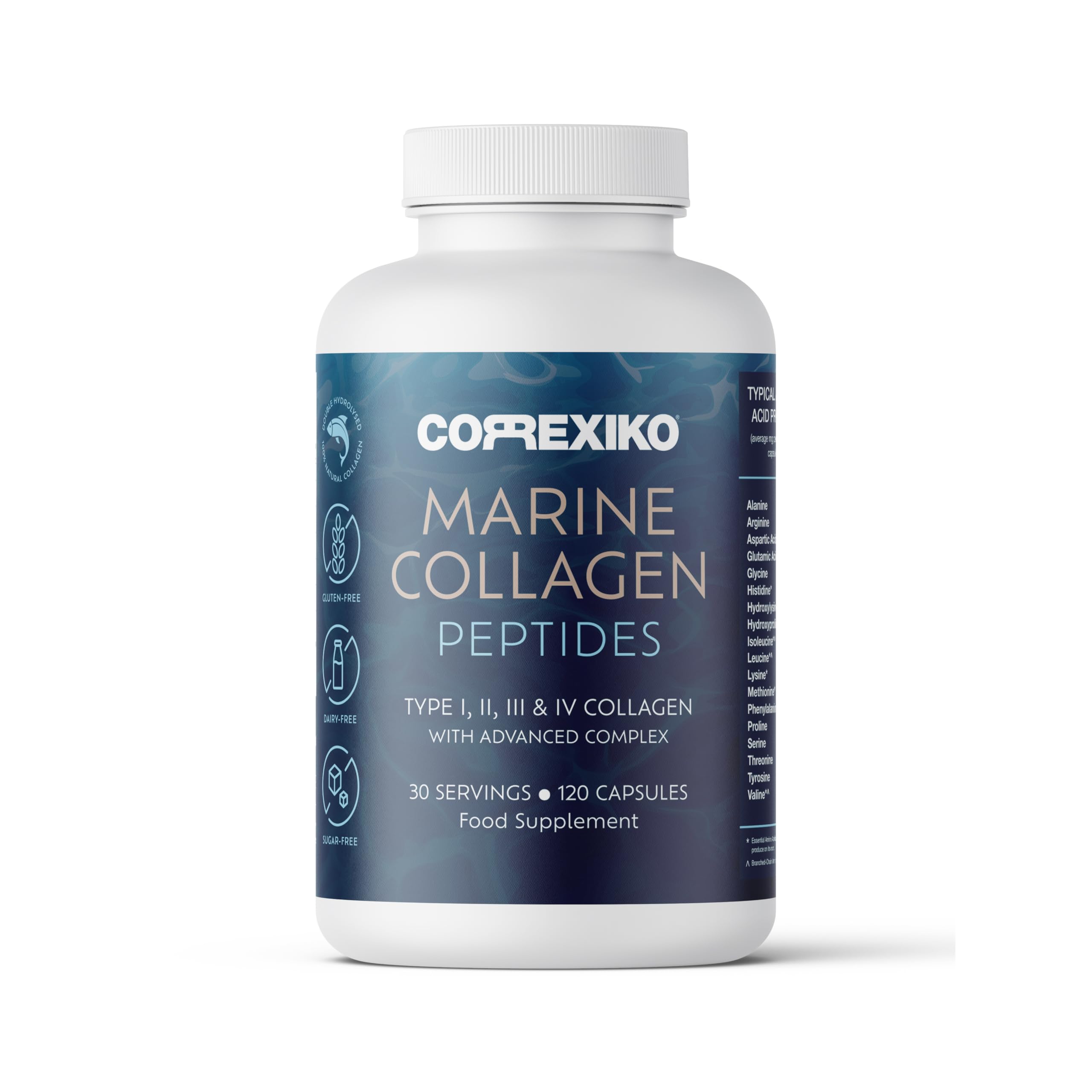 その他 marine collagens l CORREXIKO Marine Collagen Supplement Tablets - 2000mg